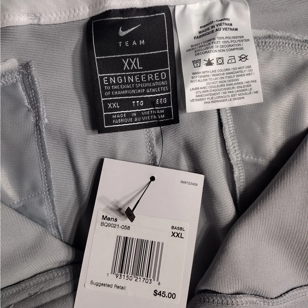 Nike Gray Athletic Bottoms size XXL brand new w tags